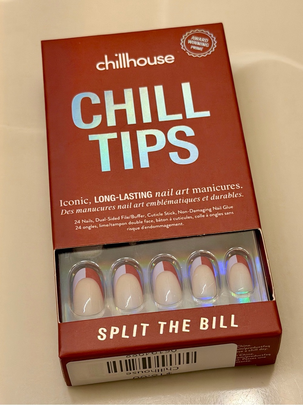 Chill House Press-On Nails — “Split the Bill”